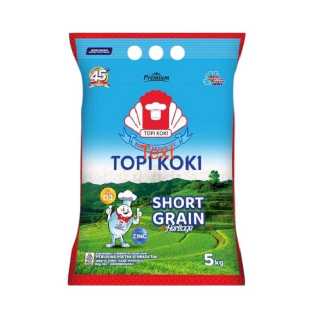 

Topi Koki Beras Short Grain Heritage 5Kg