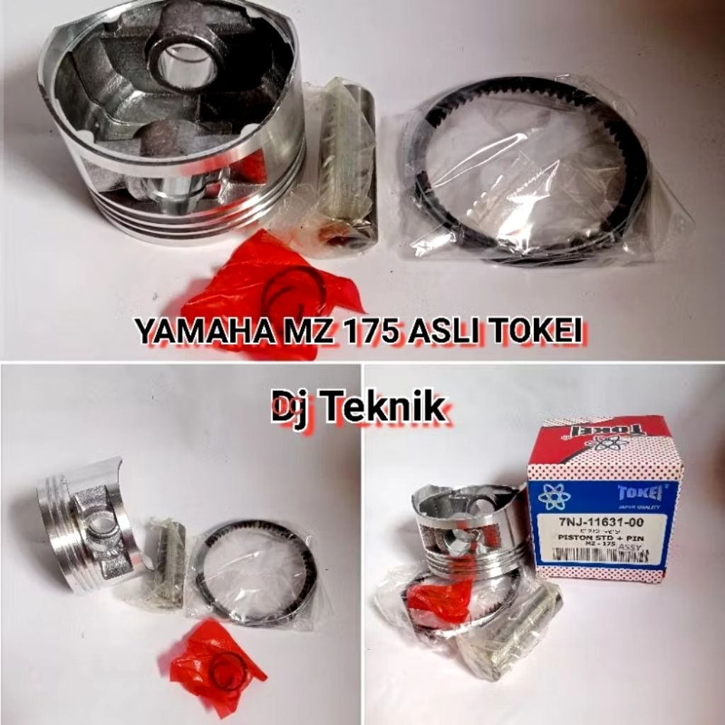 piston Assy std Yamaha MZ175 TOKEI / piston komplit mesin Yamaha MZ175