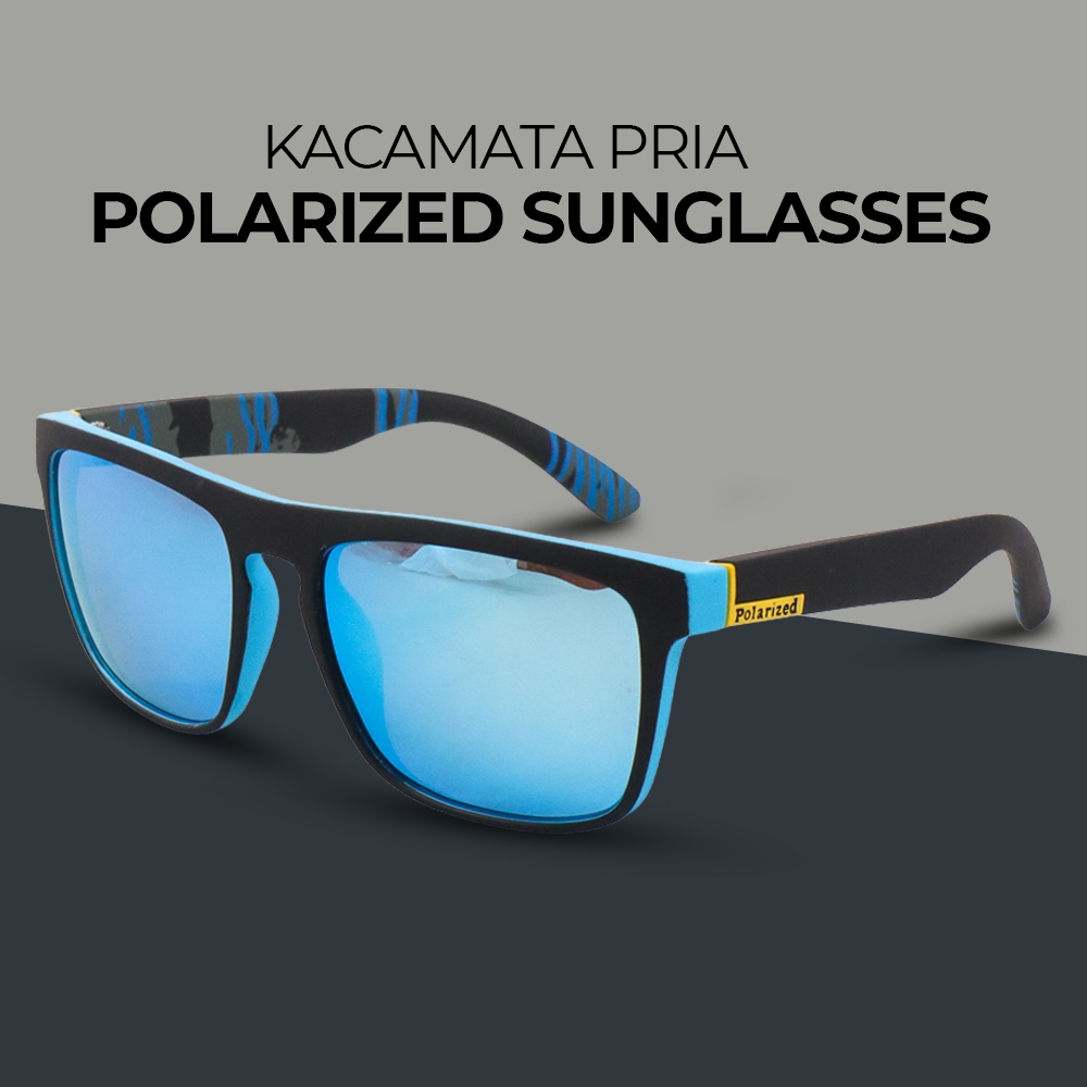 Dubery Kacamata Hitam Pria Polarized UV Protection