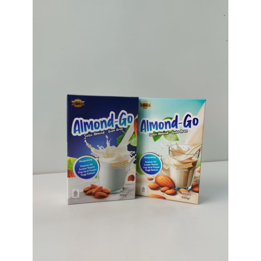 

Almond-Go (susu almond+ gula aren) kemasan 200gram