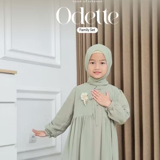 ODETTE PASHMINA & KHIMAR (Mom & Little)