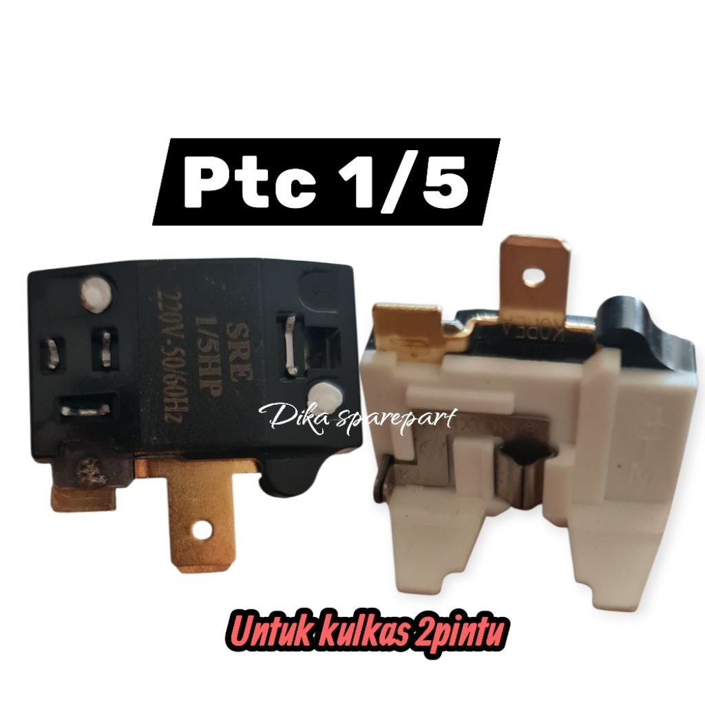 ptc kulkas 1/5 kulkas 2pintu