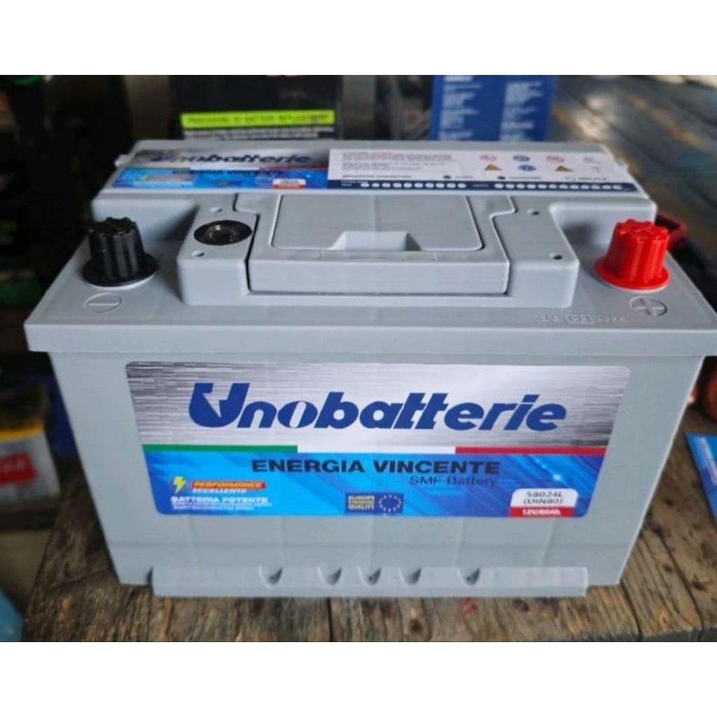 aki kering Unibatterie 58024 din 80