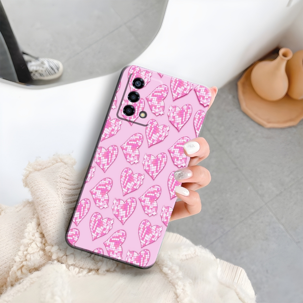Case HP OPPO A95 / A74 4G - Casing OPPO A95 / A74 4G - Mawcase - Fashion Case LOVE - Case Cewek - Ca