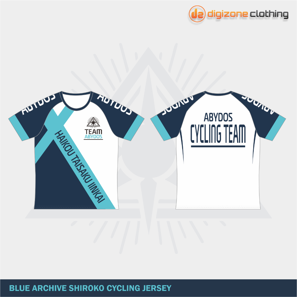 Jaket Jersey Kaos Blue Archive Shiroko Cycling Ver