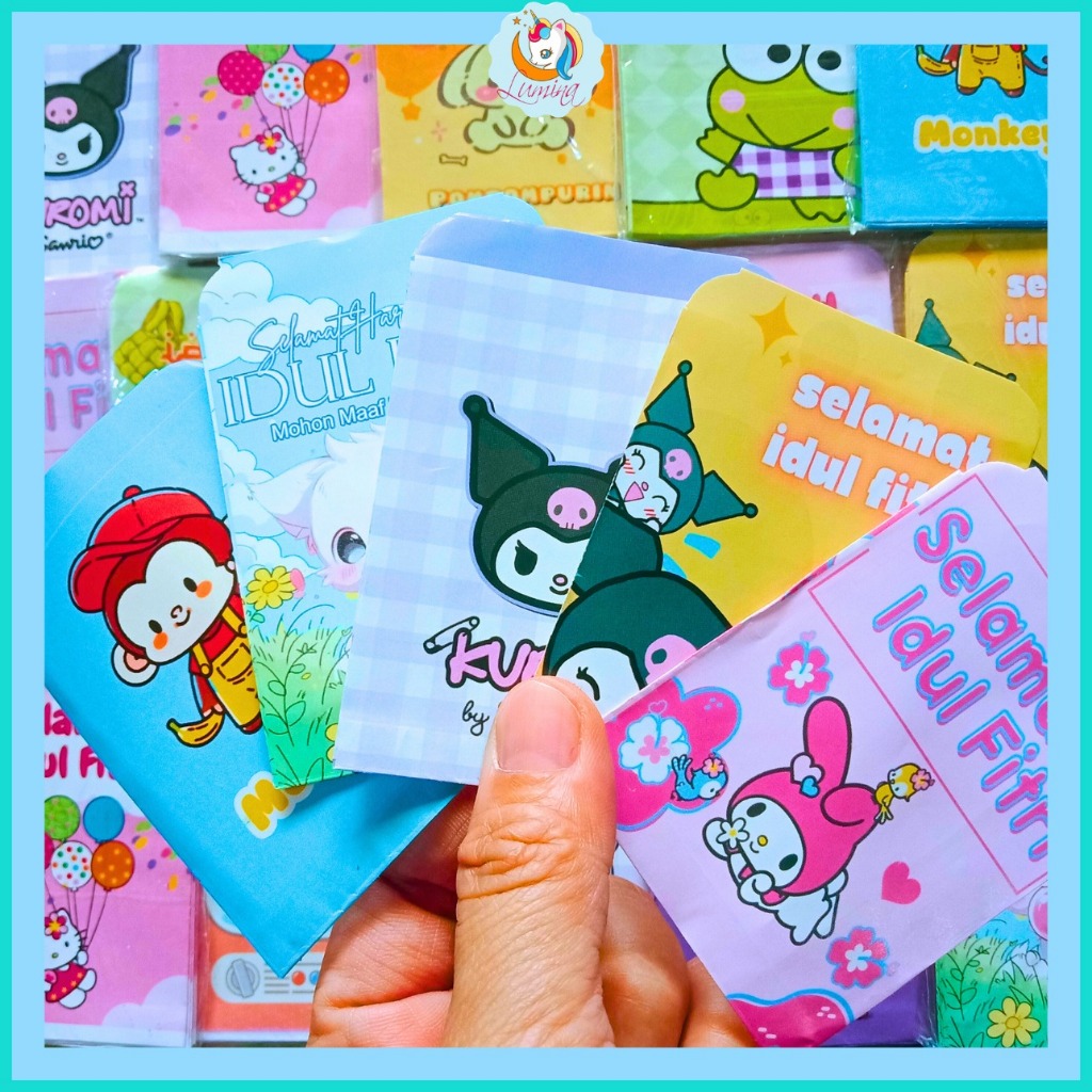 

Amplop Angpau Uang Lebaran 1 Set Isi 10 pcs Kartun Sanrio Animal