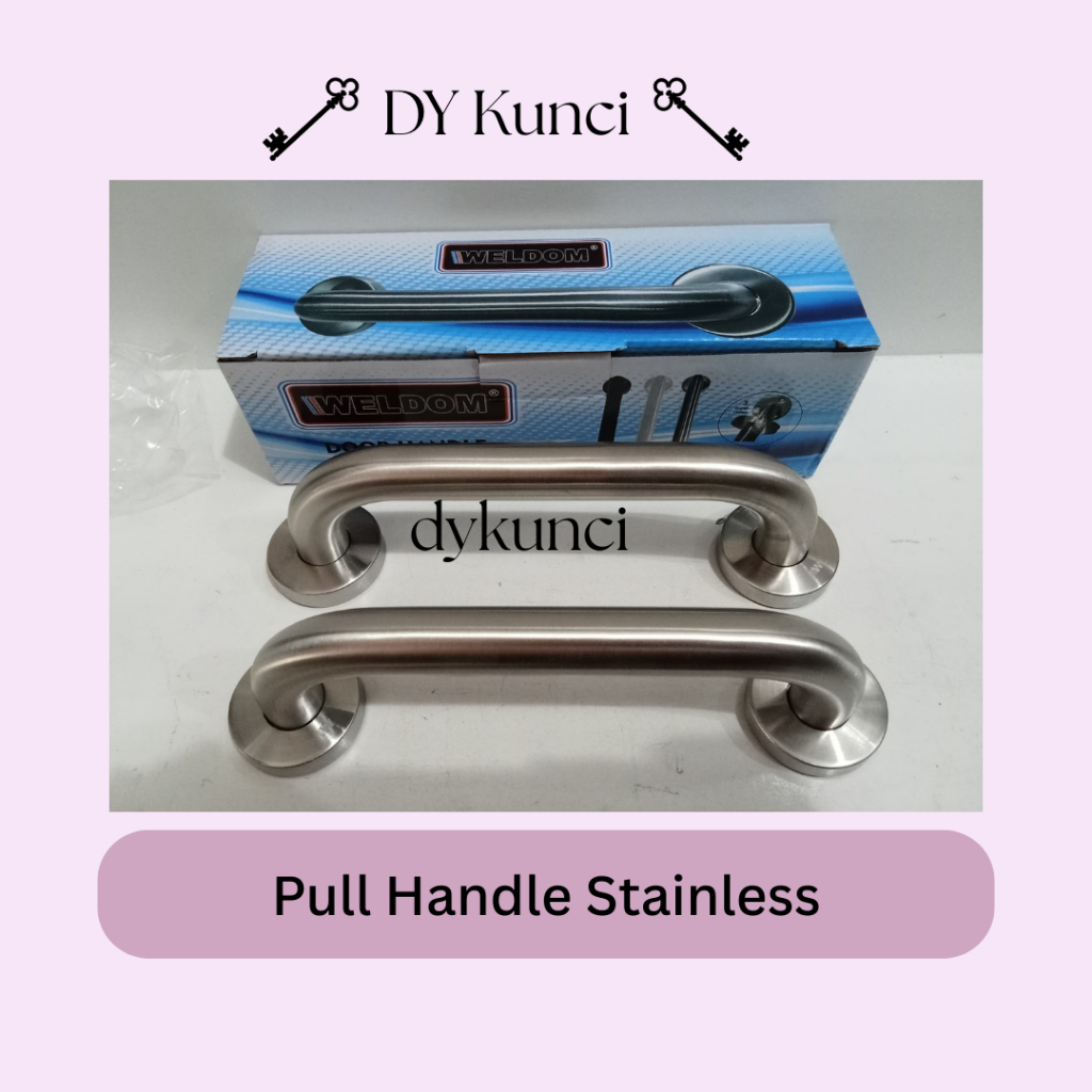 Pull Handle Stainless Tarikan Pintu Garasi Aluminium Kayu