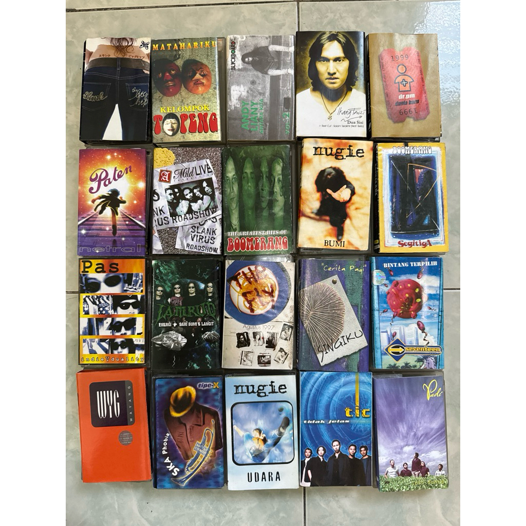 kaset pita Indonesia pop rock