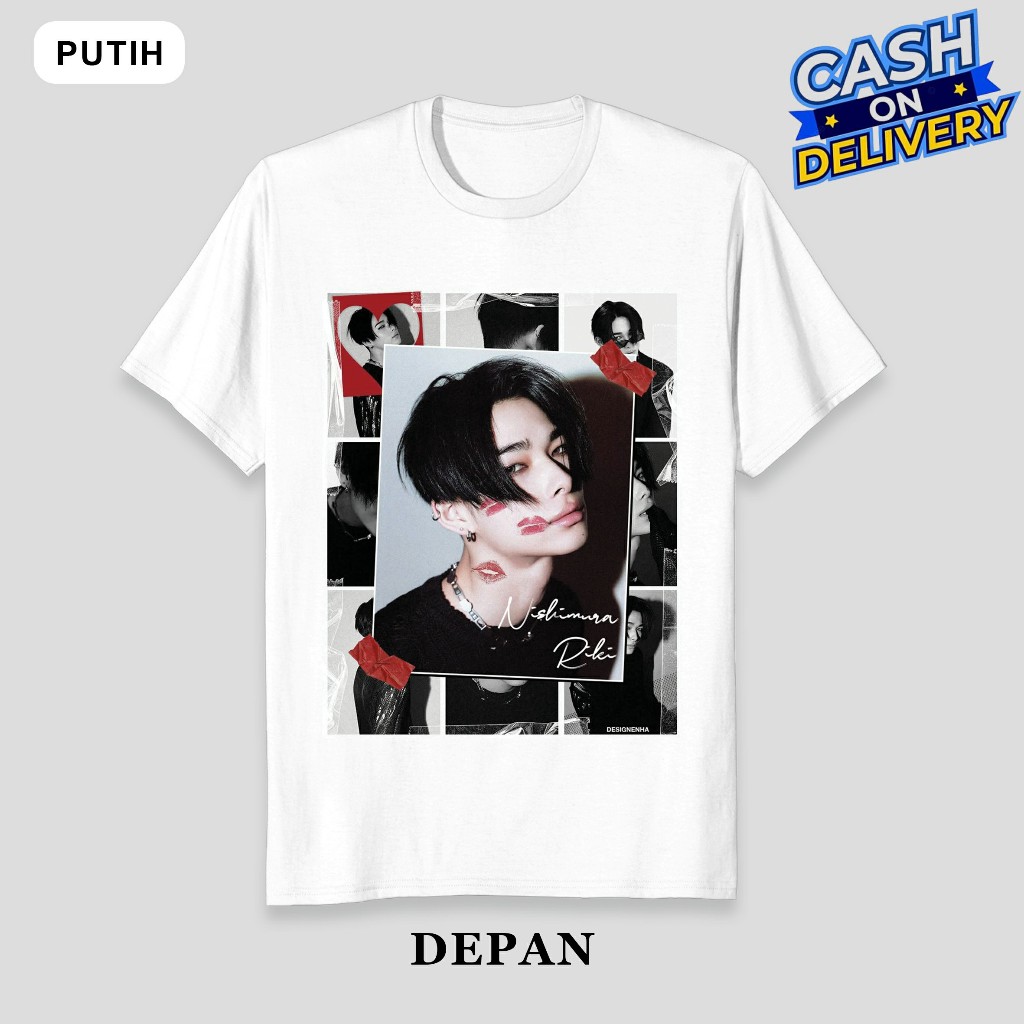 Baju Kaos Tshirt En Initial " NIKI V2 " Sunghoon Sunoo Jungwon Jake Jay Heeseung ENHYPEN Kaos Wanita