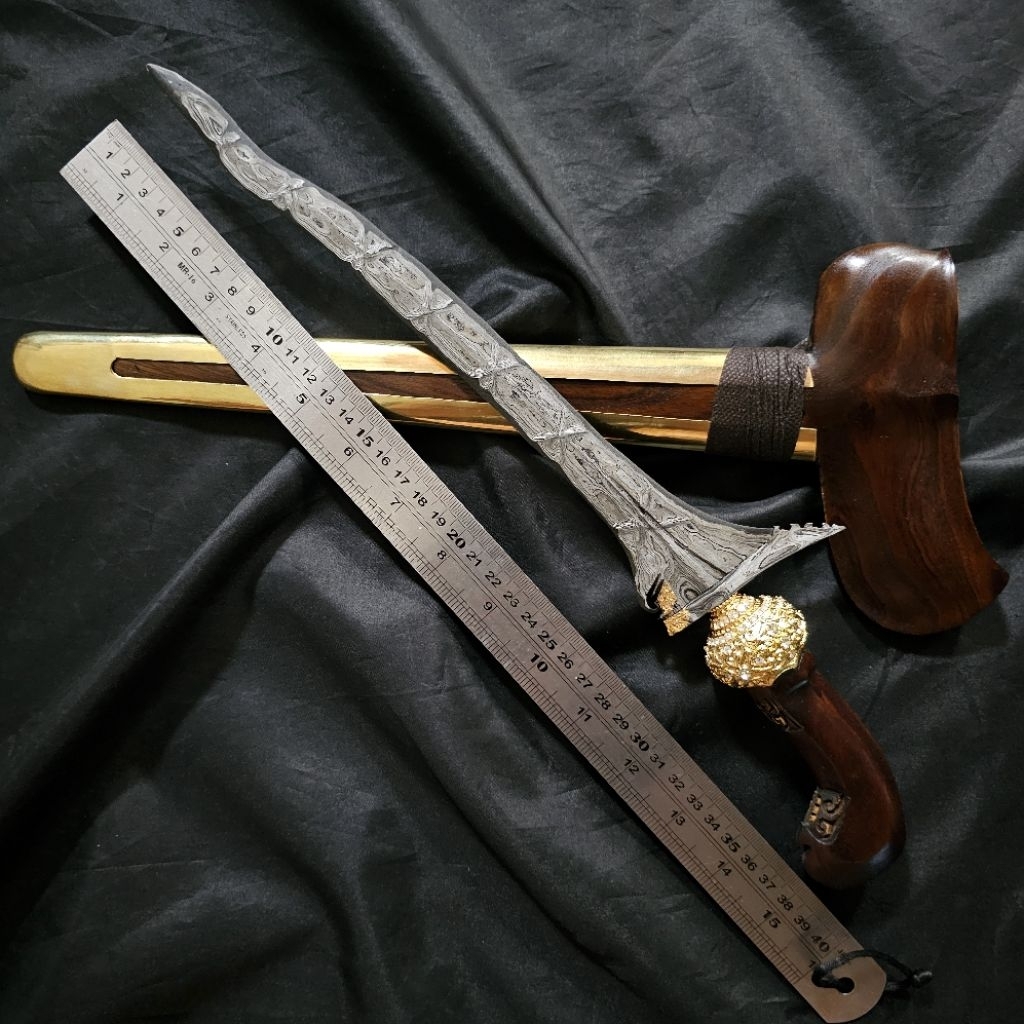 Keris Patrem Sinom Bungkem Urubing Dilah Kinatah EMAS