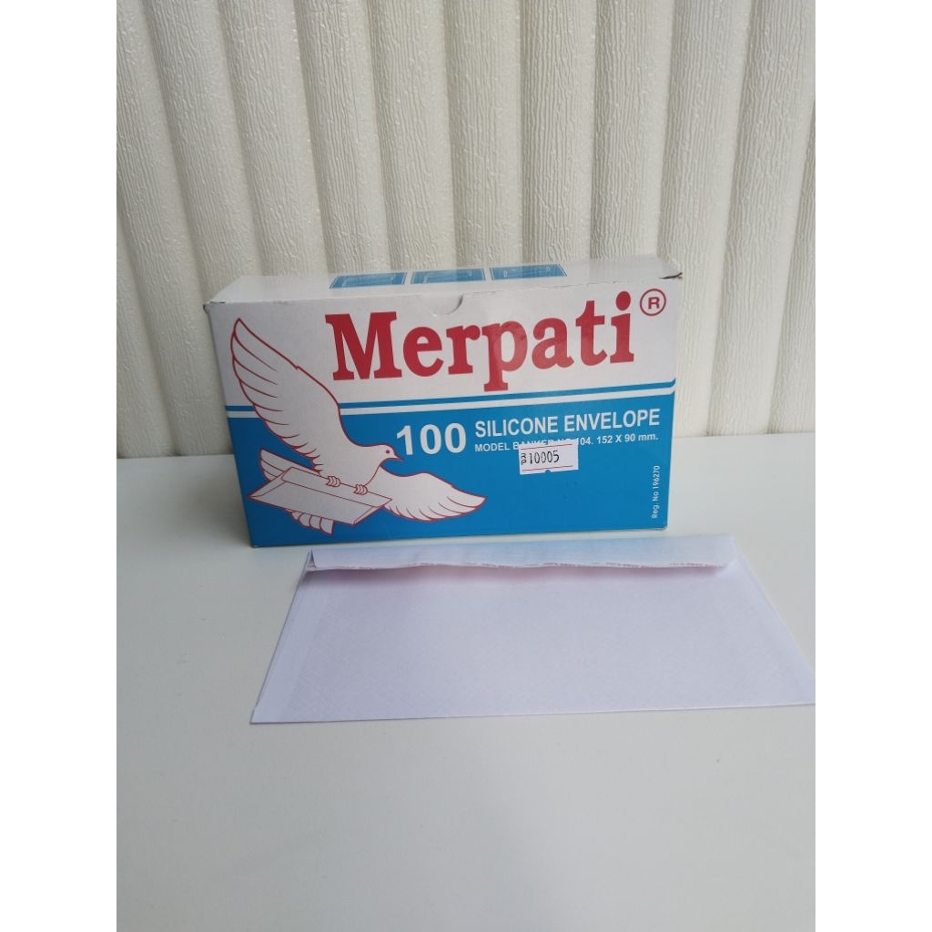

Amplop Merpati besar 1 box 100 lembar 152×90 mm