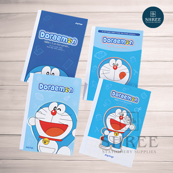 

Joytop Doraemon Wireless Binding Notebook A5 145 x 210 mm 36 Sheets Book Paper | Shree Stationery Supplies