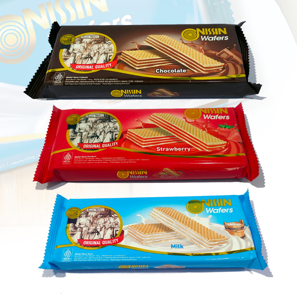 

Nissin Wafers Rasa Chocolate / Strawberry / Milk 110 gr