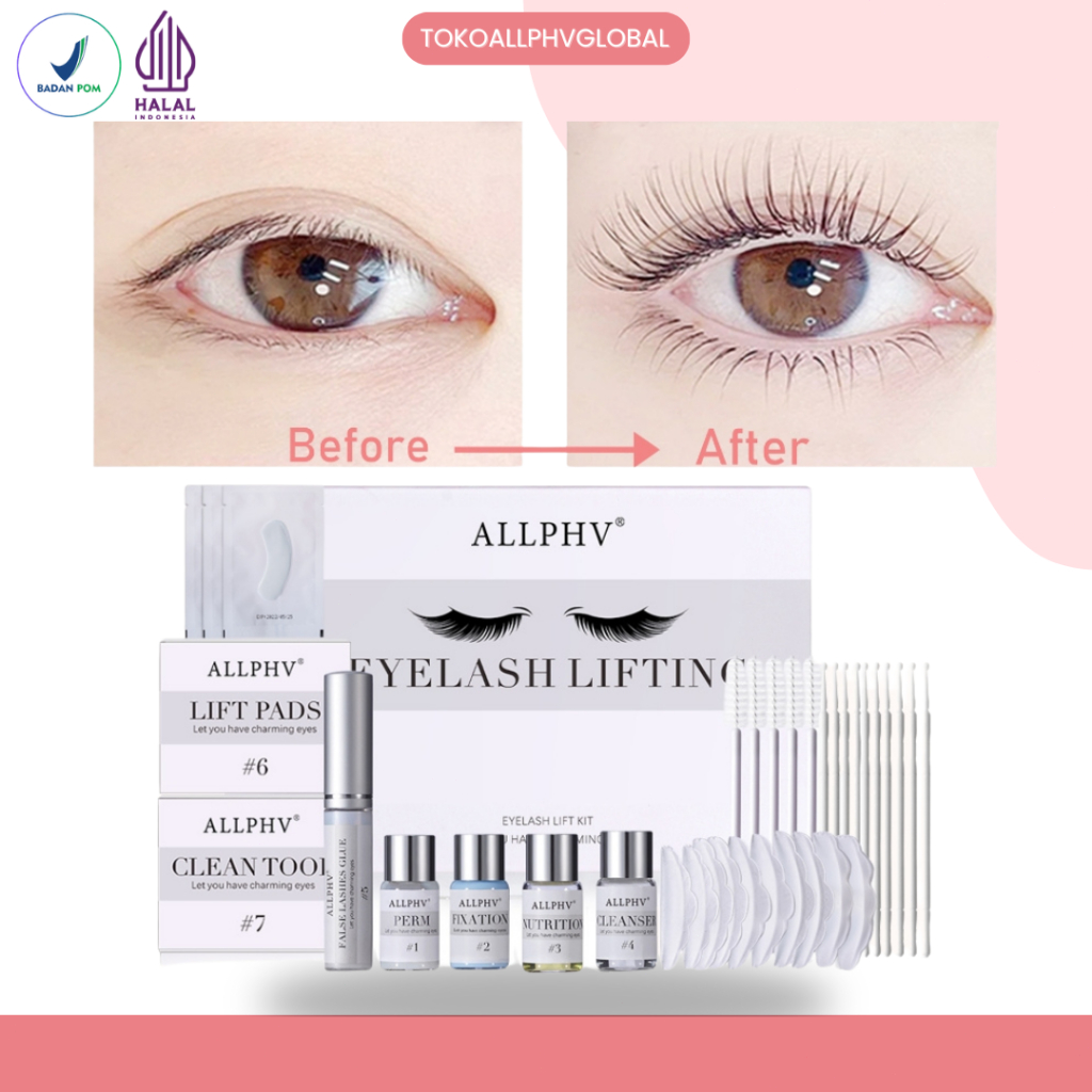 ALLPHV Eyelash Lifting Kit for Keriting Pelentik Bulu Mata Permanen