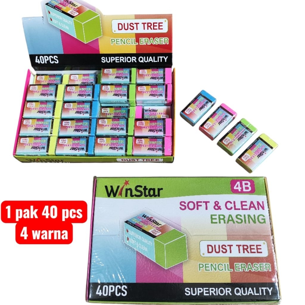 

Penghapus Pensil lebih besar dari biasanya / Setip eraser ukuran lebih besar