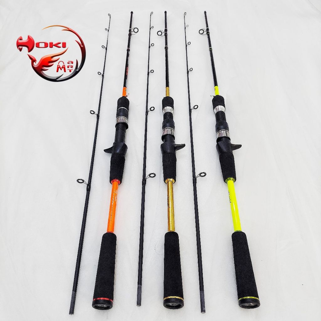 Joran bc swan fish hunter x carbon solid / joran bait casting carbon solid kuat