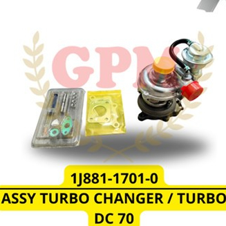 ASSY TURBO CHANGER / TURBO DC 70 / 1J881-1701-0 Suku Cadang Sparepart Combine Harvester