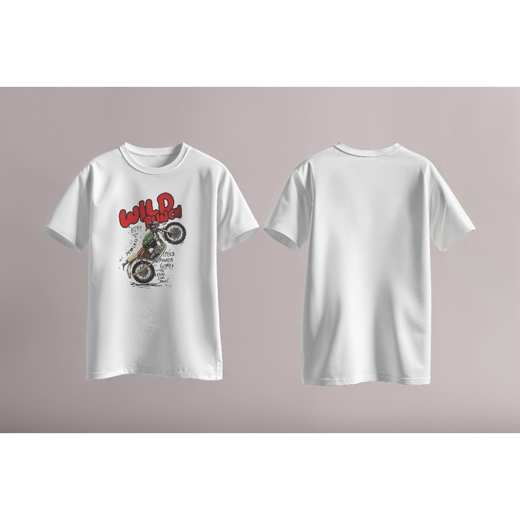 KAOS DISTRO RETRO MOTIF WILD PUNCH RACING VIRAL TERBARU