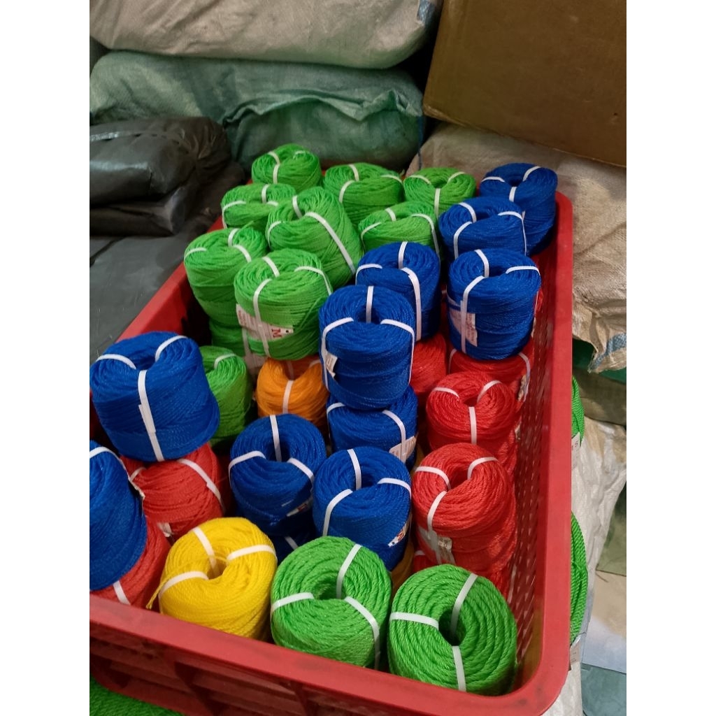 tali tambang plastik ukuran 2mm per roll/ tali tambang 2mm