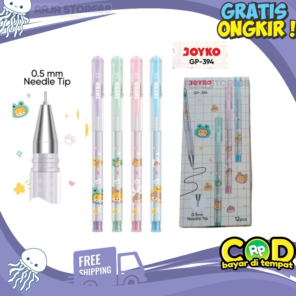 

JOYKO Gel Pen Pulpen Pena GP-394 0.5 mm