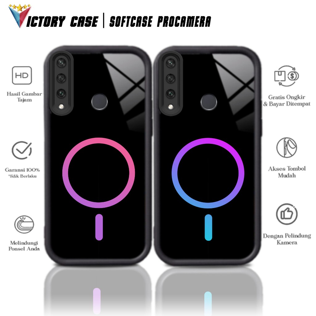 Case Premium Compatible For HUAWEI Y6P 2020 Motif MAGSAFE Casing Softcase Glossy Anti Jamur
