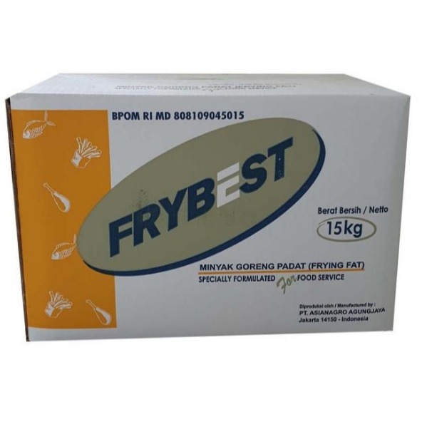 

FRYBEST MINYAK GORENG PADAT FRYING FAT 15KG