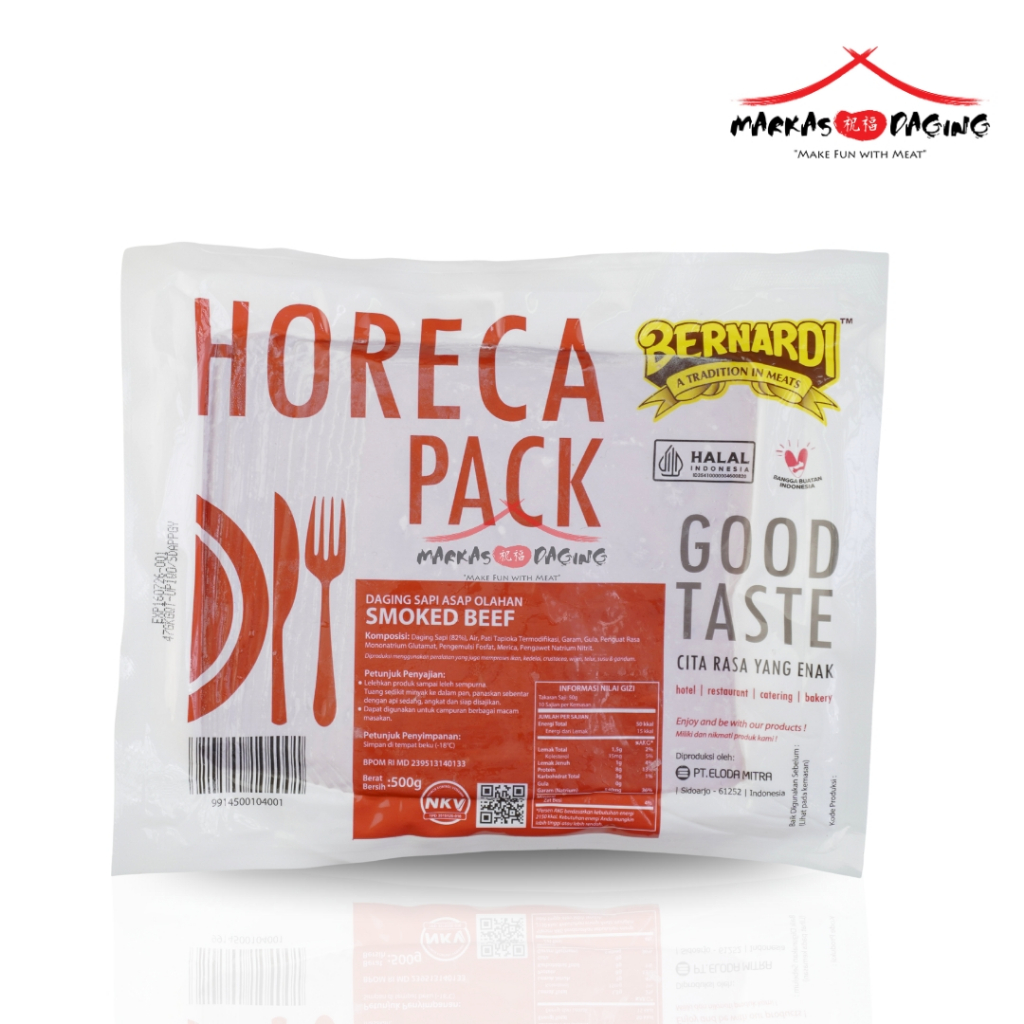 

BERNARDI BHP Smoked Beef Block 500gr - Markasdaging
