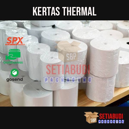 

( Per Pcs ) Kertas Thermal Struk Kasir / PAPER ROLL / TERMAL EDC / THERMAL PRINTER MINI BLUETOOTH