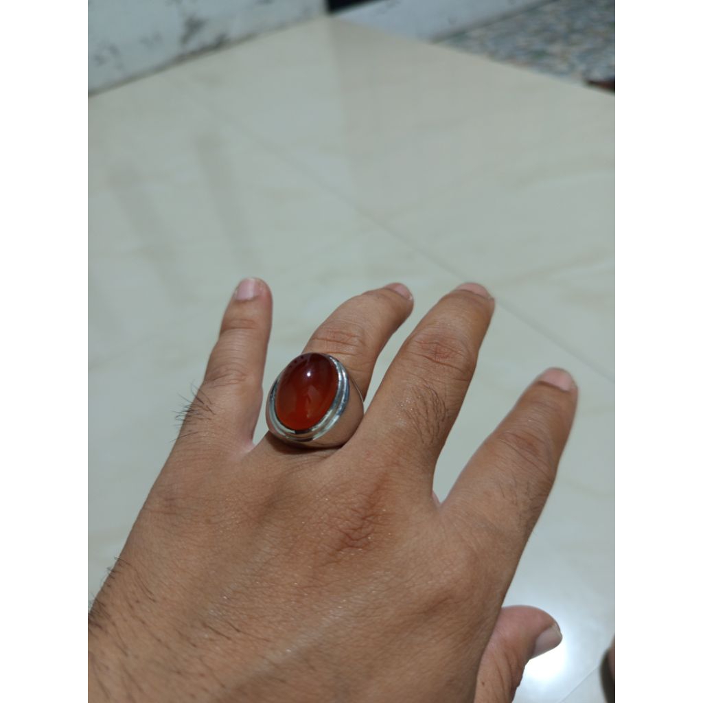 CINCIN BATU AKIK RED RAFLESIA