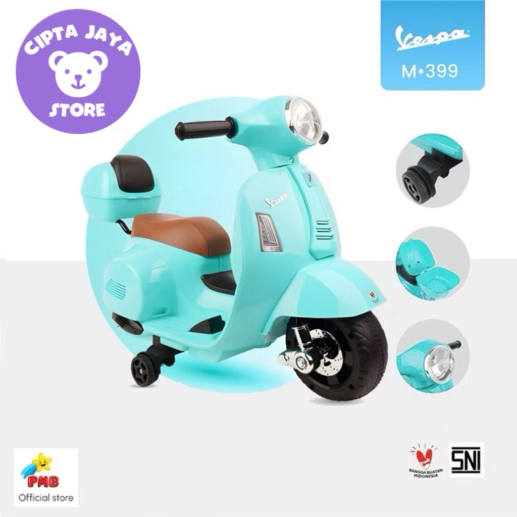 MOTORAN VESPA ANAK - MOTORAN ANAK VESPA - PMB M399 - MOTOR VESPA ANAK LUCU