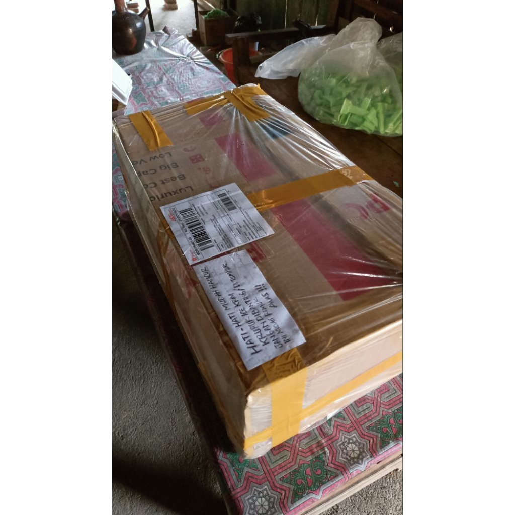 

wajib paking tambah bublewarp+kardus