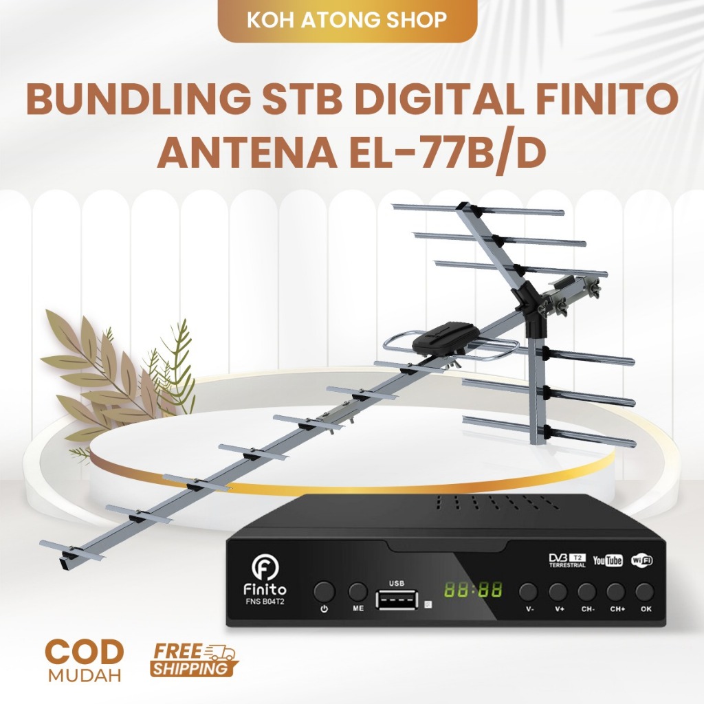 PROMO PAKET  STB Finito + Antena Luar Elston