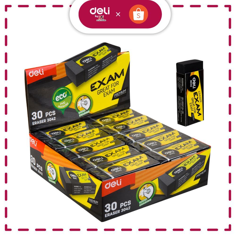 

Deli Penghapus Pensil 2B Cocok untuk ujian lembut E3042