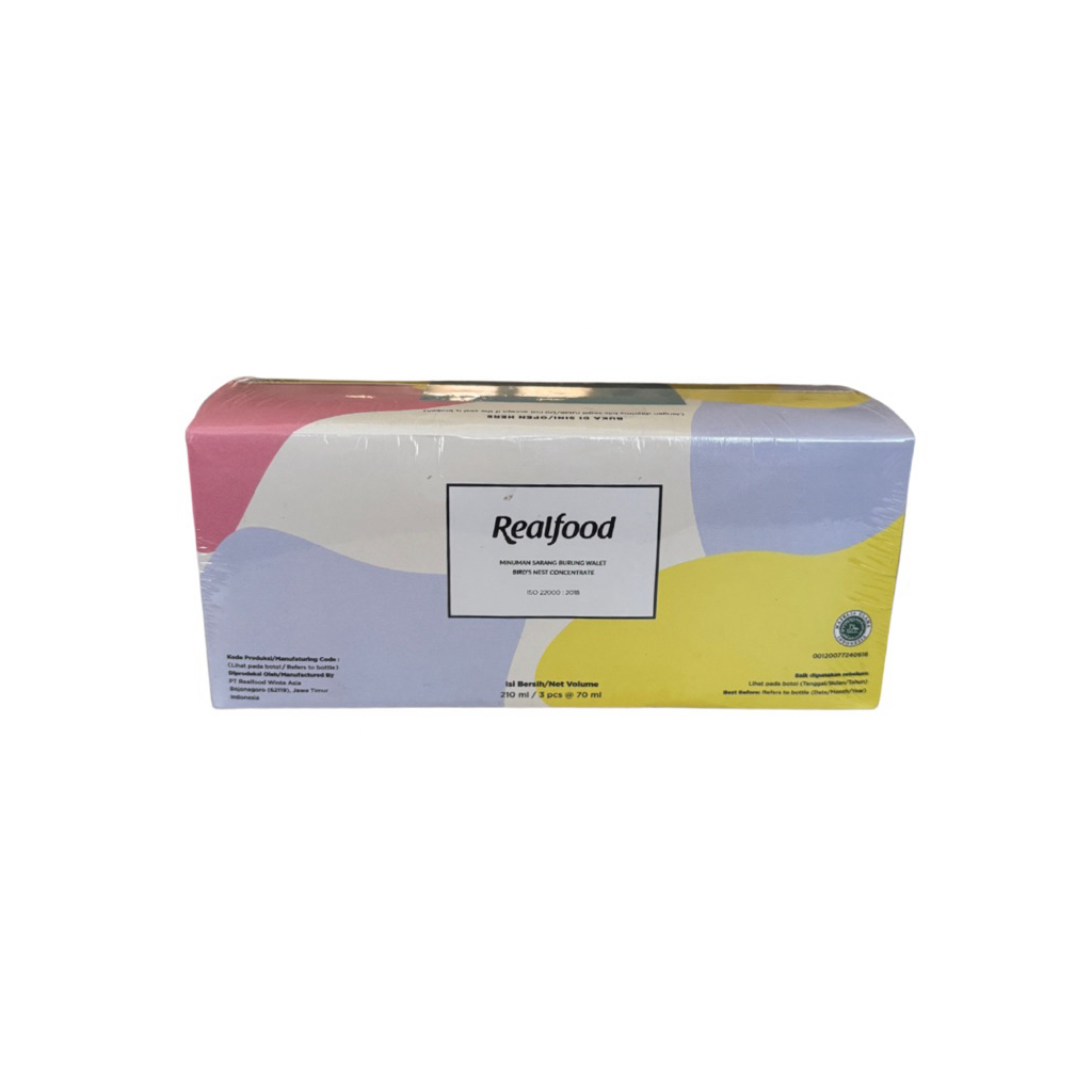 

RealFood Wonder Mom isi 3 minuman sarang burung wallet ibu menyusui Exp September 2025