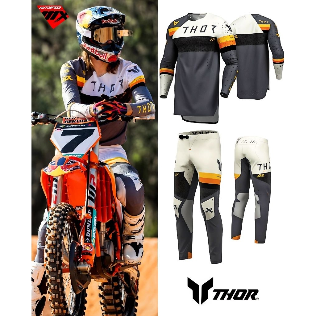 PAKAIAN SET THOR/ JERSEY+PANT THOR MOTOCROSS LEAGUE