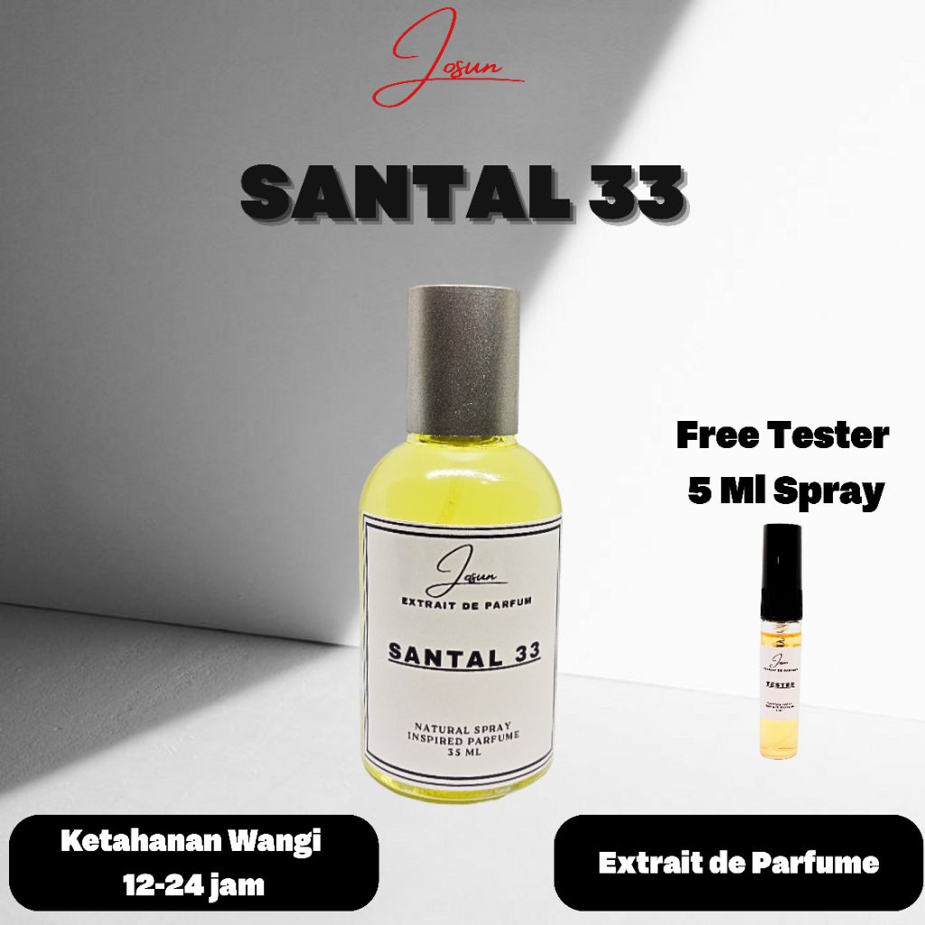 Josun - SANTAL 33 Parfum Pria Wanita Wangi Tahan Lama