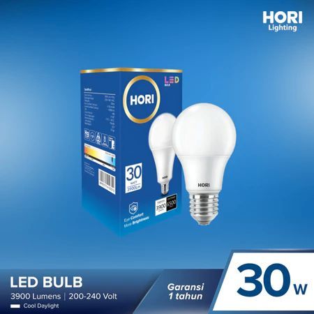 HORI Lampu LED Bulb Bohlam 30 Watt - Putih