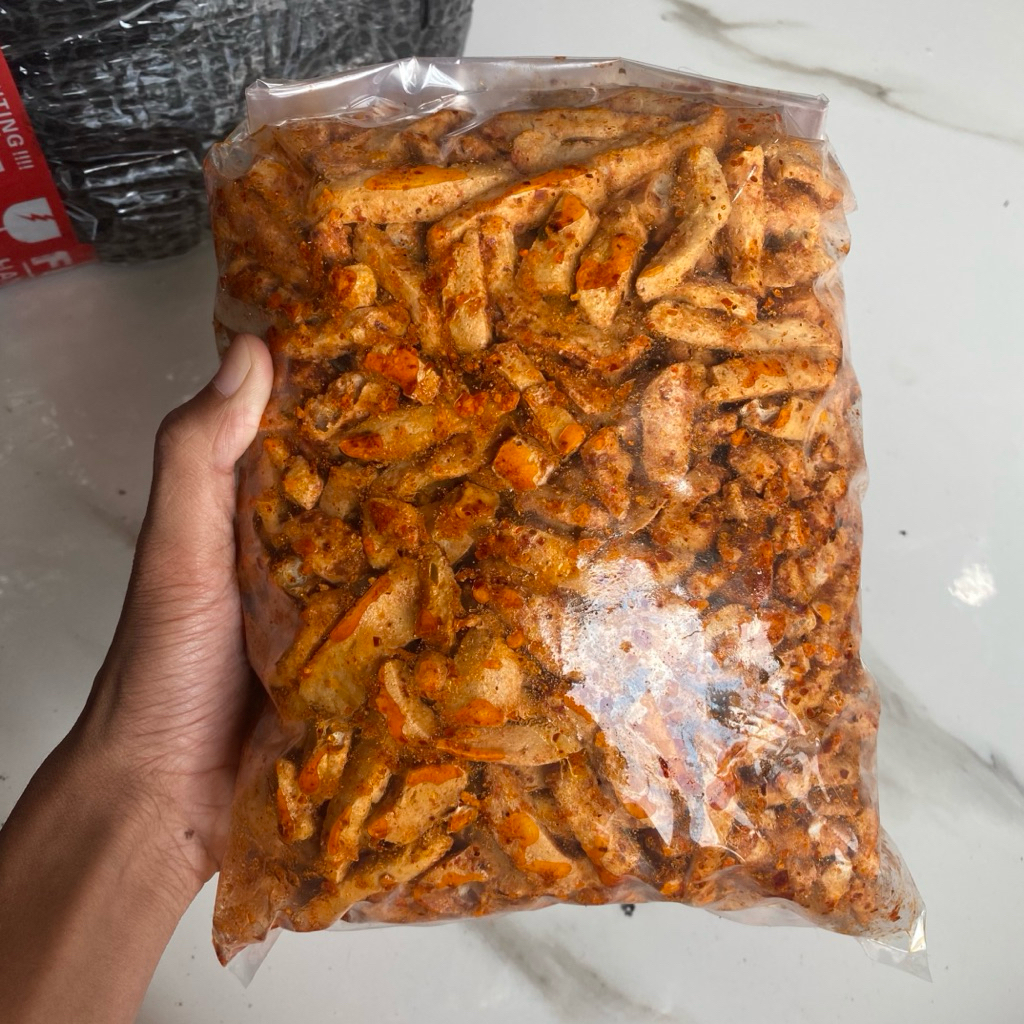 

NYEBLAKAN DULU | BASRENG PEDAS DAUN JERUK CIKRUH 1KG