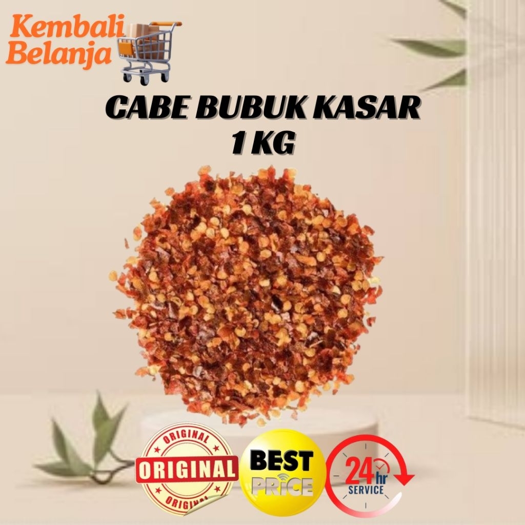 

Cabe Bubuk Kasar/ Cabe Flake 1 Kg