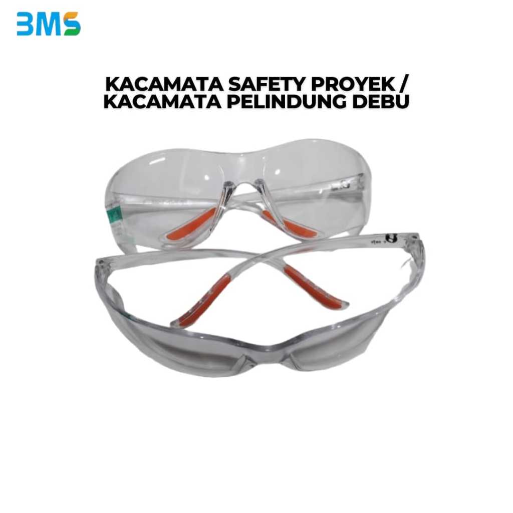 Kacamata Proyek || Kacamata Pelindung Mata Safety || Kacamata Safety