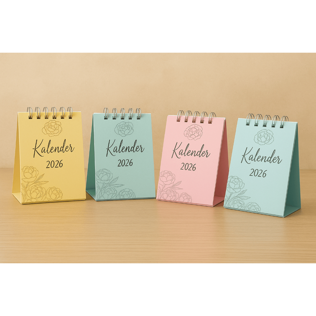 

Kalender 2025/2026 mini warna pastel estetik kekinian READY STOCK