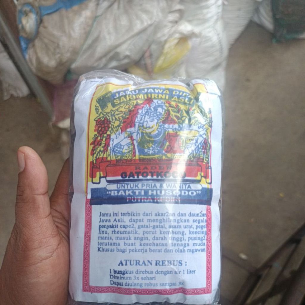 

jamu jawa dipa sarimurni untuk asli cap raden gatot kaca