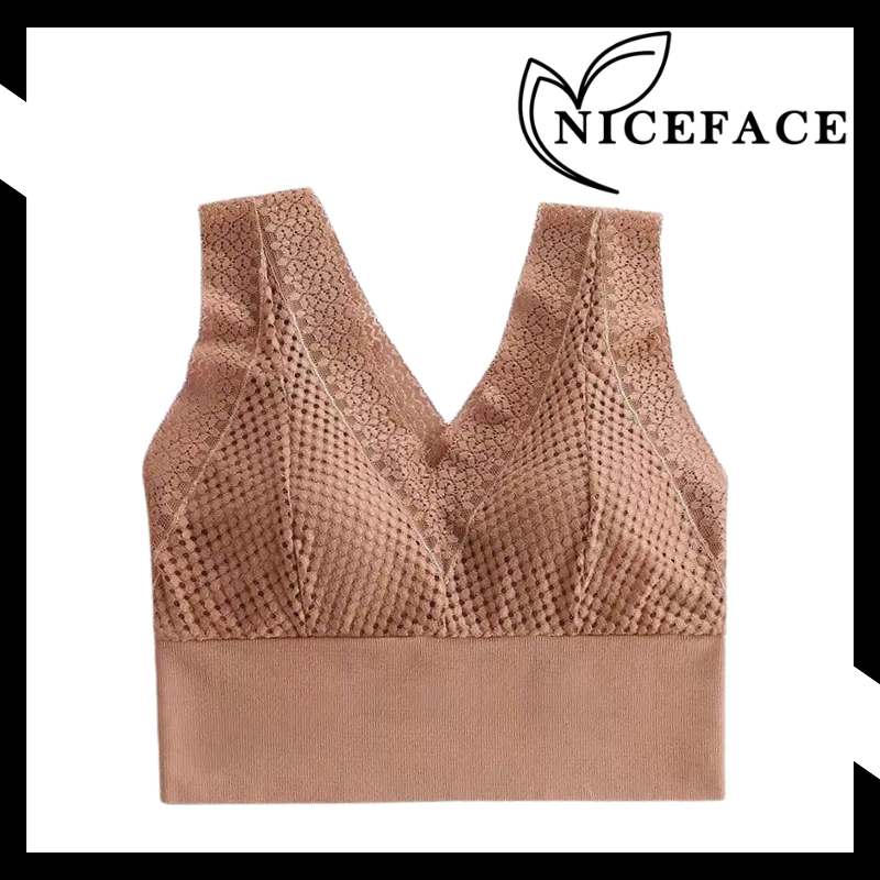 NICEFACE - Bra Wanita Tanpa Kawat Bh Cewek Push Up Busa Fashion Korea