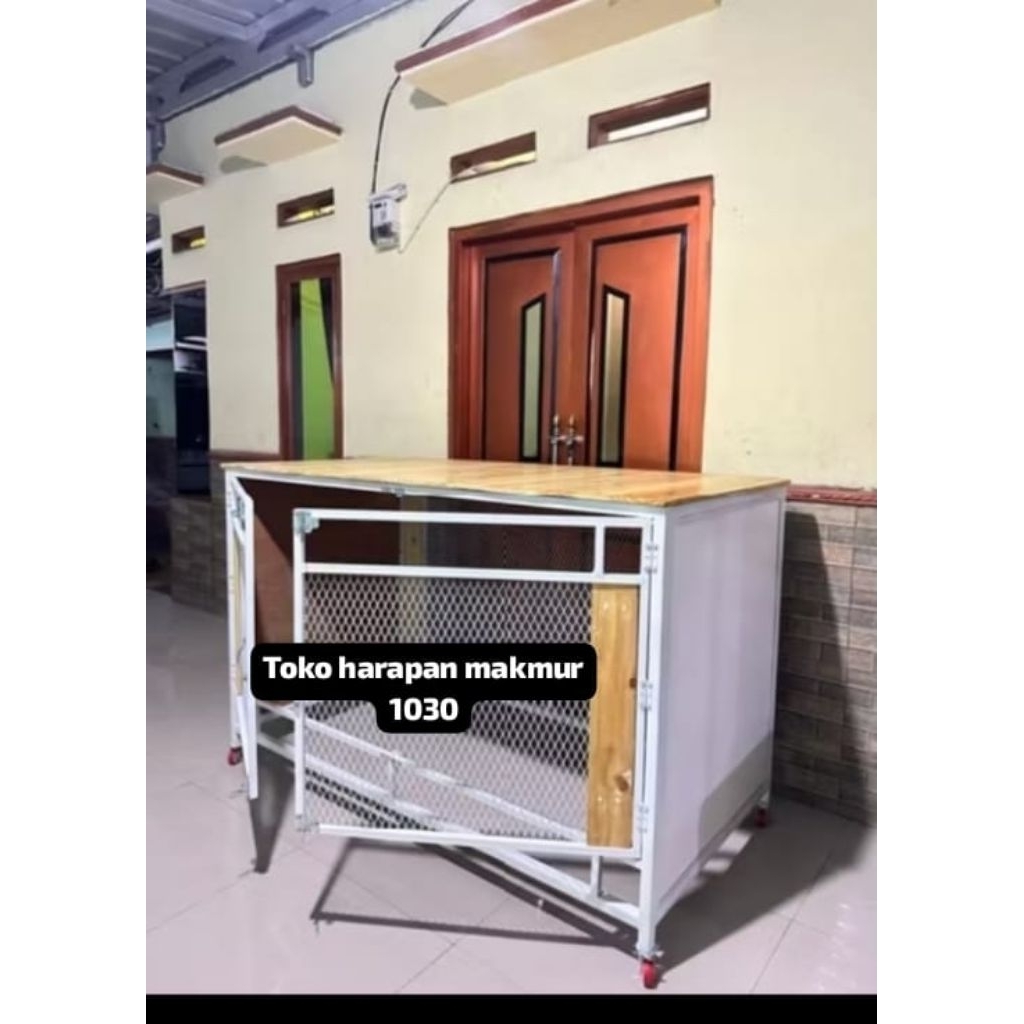 KANDANG ANJING MATRIAL BESI SIZE BESAR