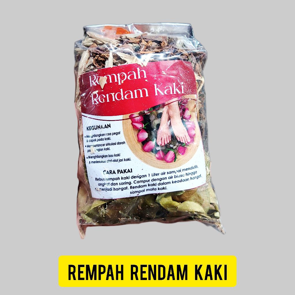 Rendam kaki tradisional - rempah rendam kaki - garam rendam kaki - kesehatan alami kami - rendam kak