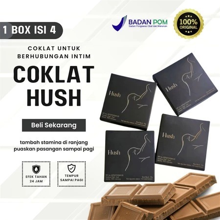 

PROMO!!! Hush Chocolate Original Dark Chocolate for Couple 32 Gram Untuk Hubungan Lebih Harmonis