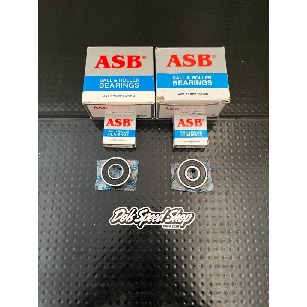 LAKER ASB 6301 15MM 12MM LAHER BEARING ASB ORIGINAL 6301 AS 15 AS 12