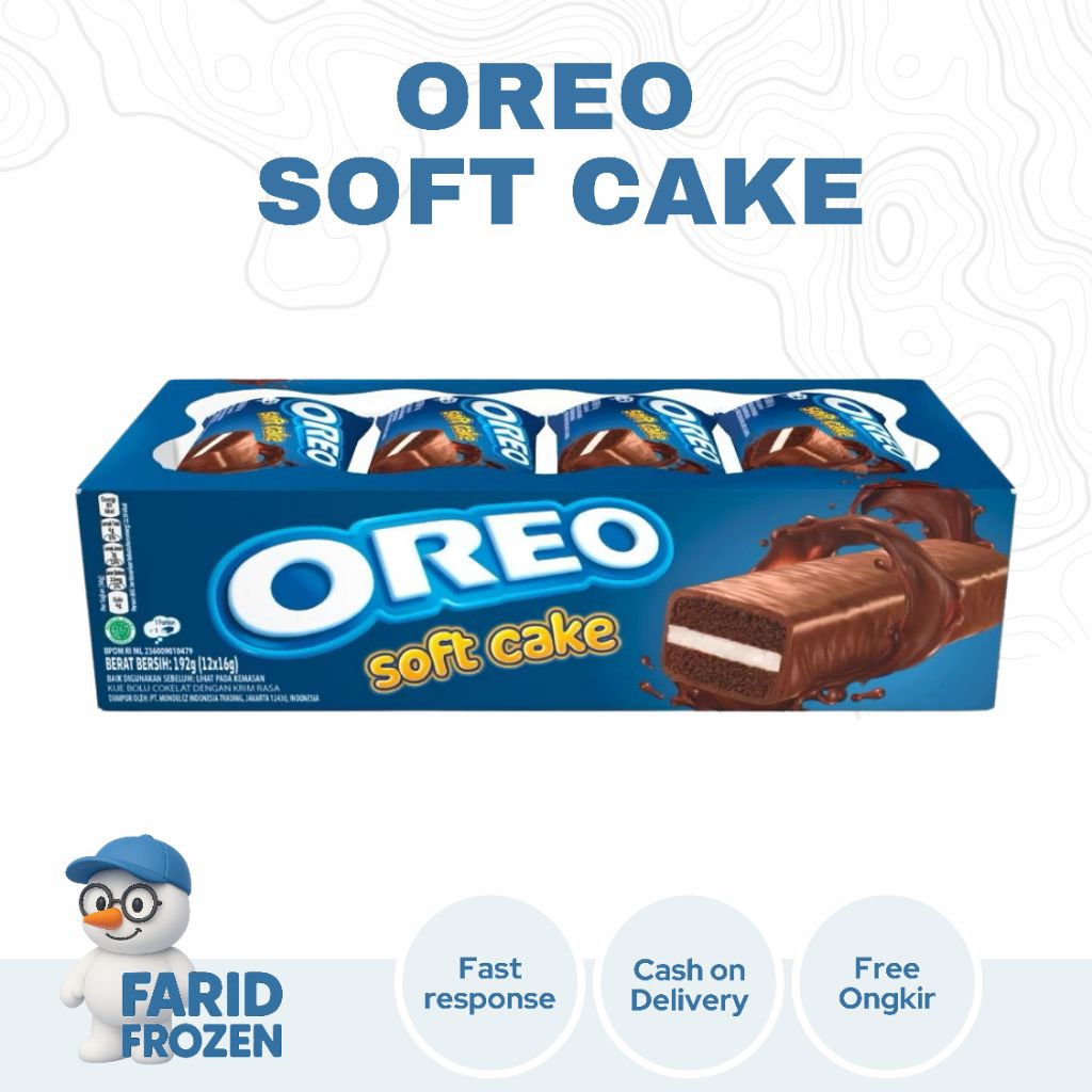 

OREO SOFT CAKE 16 GR X 12 ( 1 BOX ISI 12 PCS)