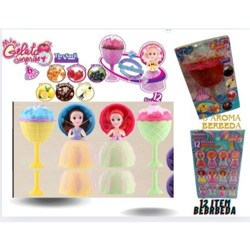 MINI CUPCAKE SURPRISE Cup Cake cupcakes cakes Emco Random Gacha Barbie Doll Mainan Anak Perempuan Ce