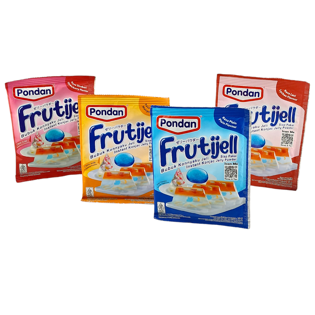 

Pondan Frutijel instan jelly Powder - Netto 15gr